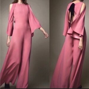 Pink and black Massimo Dutti jumpsuit sz M.